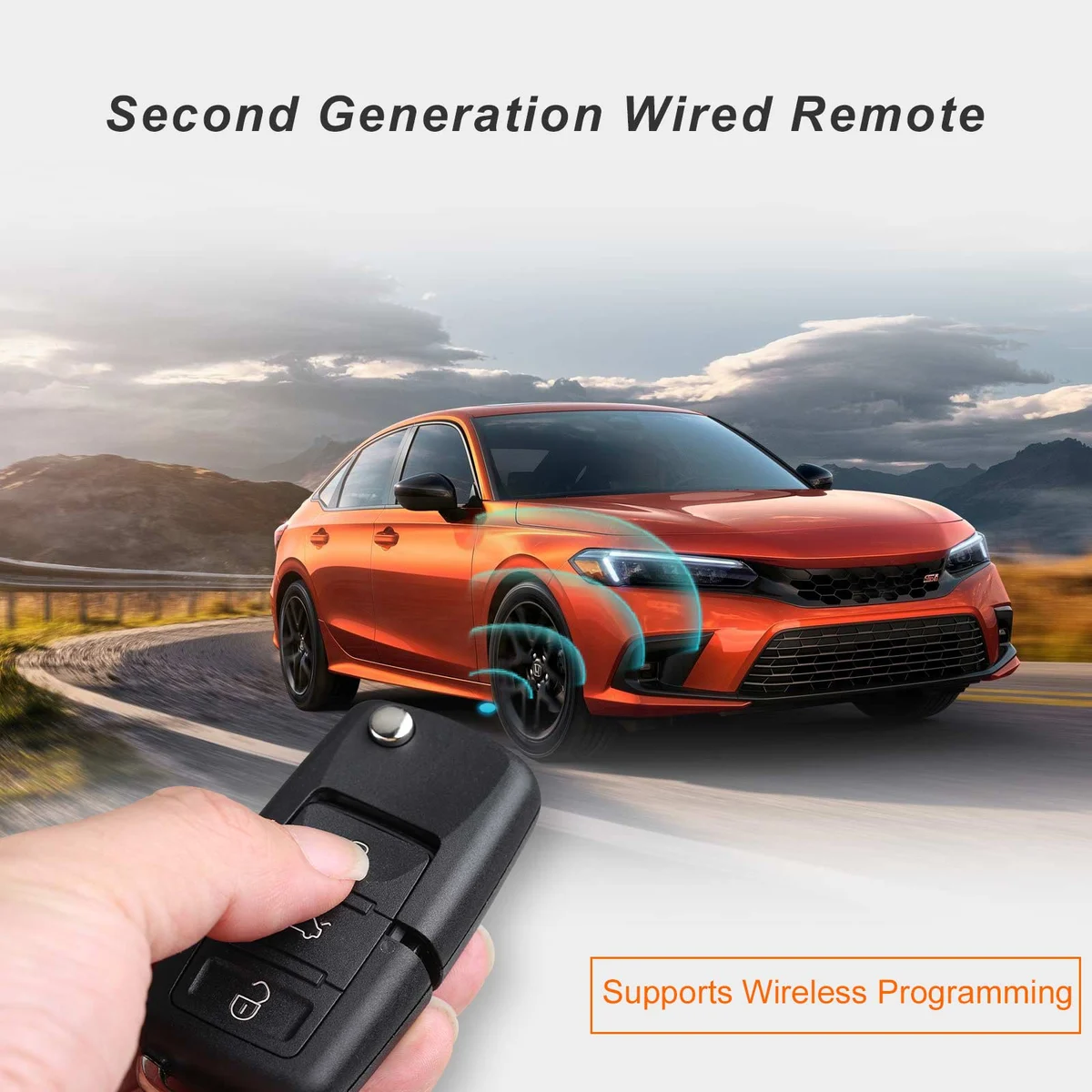 Xhorse XKB520EN 2ndGeneration Wire Remote Key Volkswagen B5 Flip 3 Buttons English 5pcs/lot